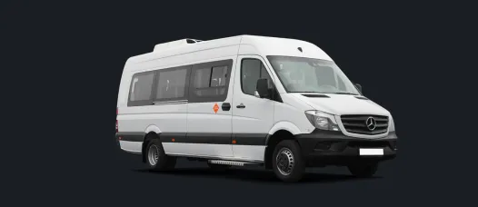 Mercedes Sprinter 19-20 мест (белый) с водителем